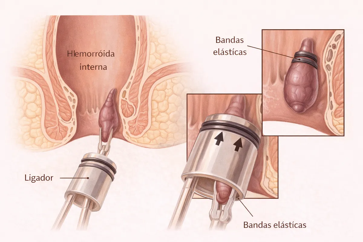 Ligadura elástica no tratamento de hemorroidas