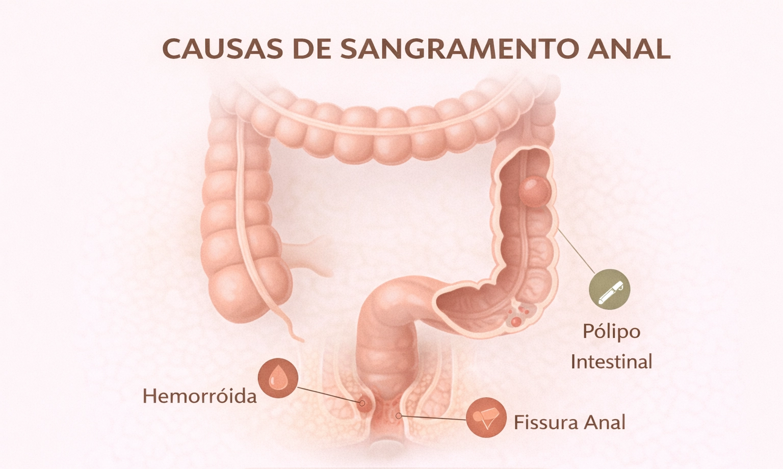 Causas de sangramento anal e quando investigar